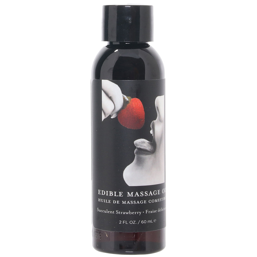 Edible Massage Oil 2oz/60ml in Strawberry