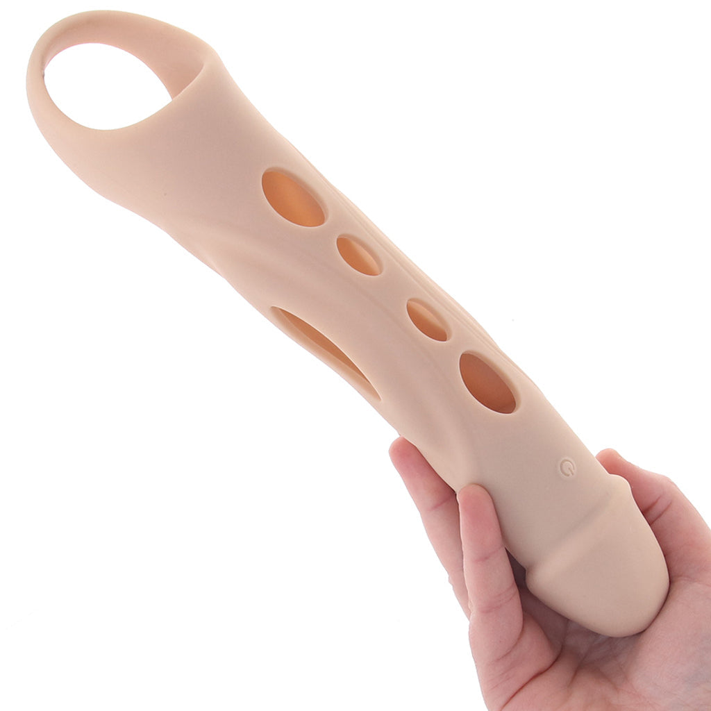 Zero Tolerance Zero Tolerance Big Boy Vibrating Extender in Light - Vibrators - HoneyHugs Canada (View 4)