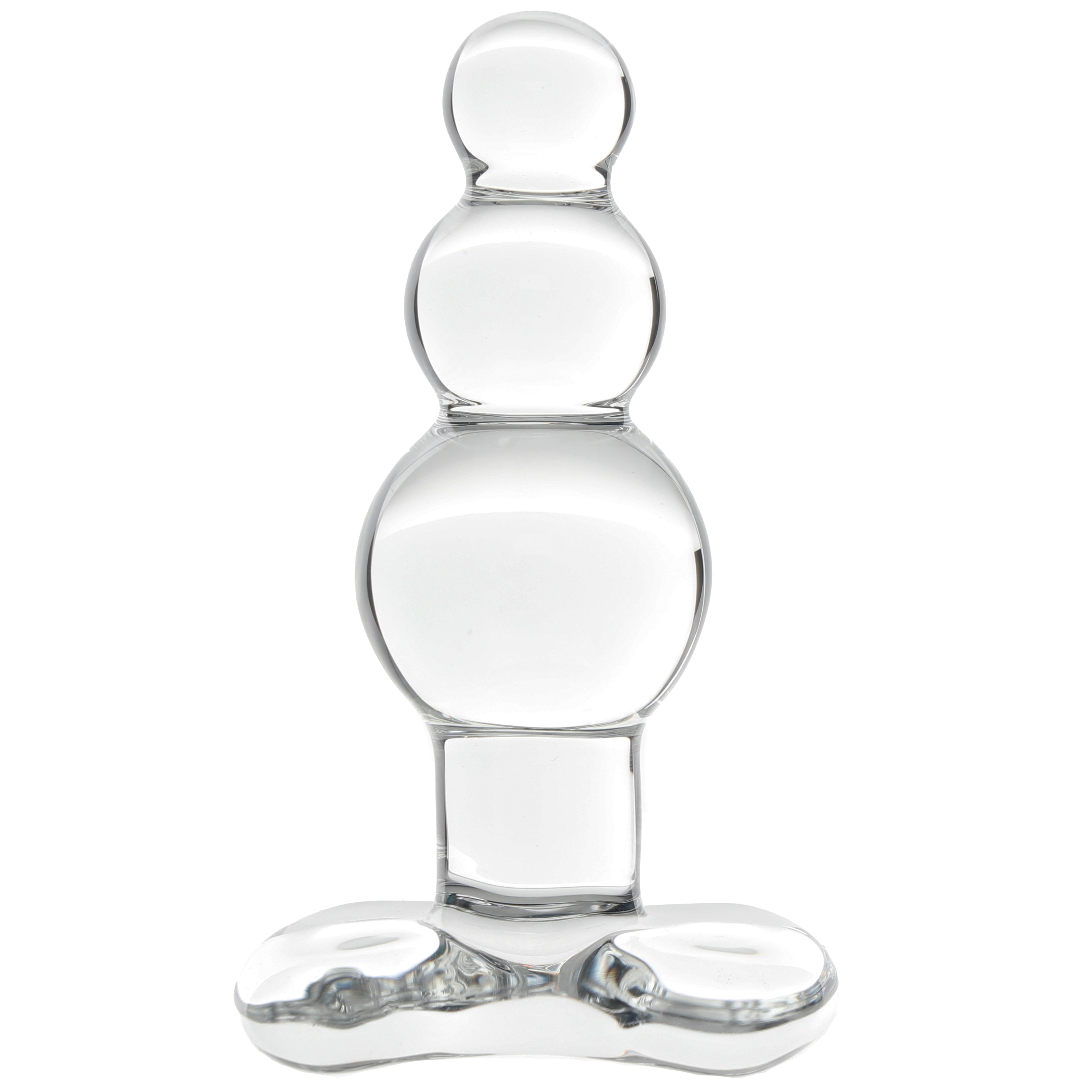 Clarity Utopian Reverie Beaded Glass Butt Plug