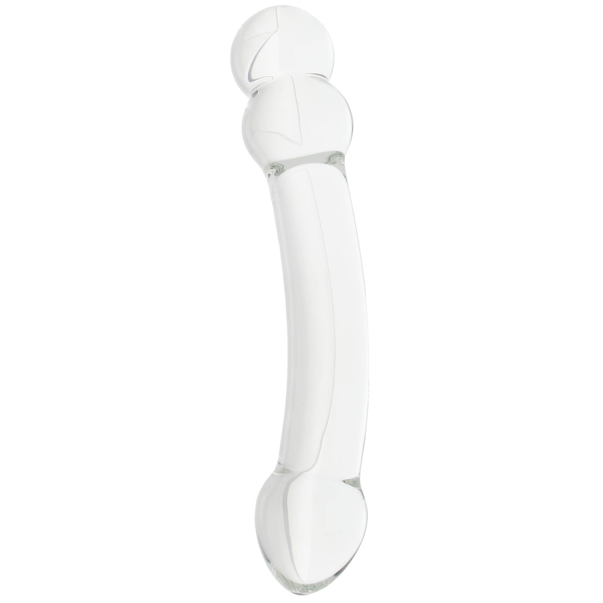 Clarity Celestial Ridge Double-Ended Glass Dildo