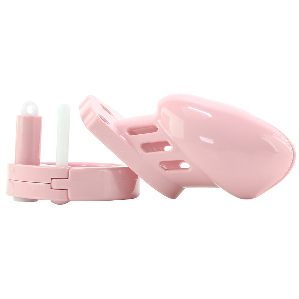 Pink CB-6000S Designer Male Chastity Device - Luxury Locking Control & Discreet Play