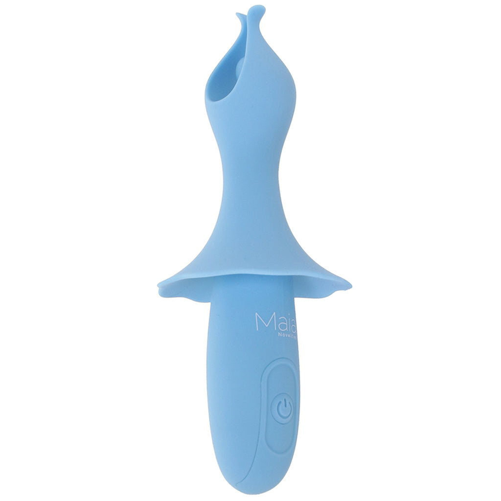 Maia Sienna Fluttering Silicone Vibe in Blue - Vibrators - HoneyHugs Canada