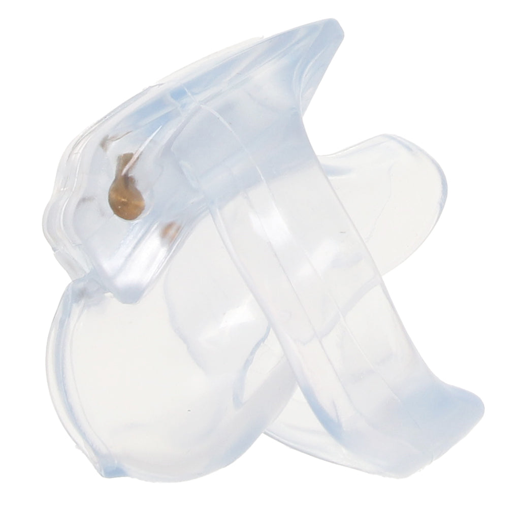 Blueline Men: The Acrylic Mini Chastity Cage – Transparent Desire & Absolute Control