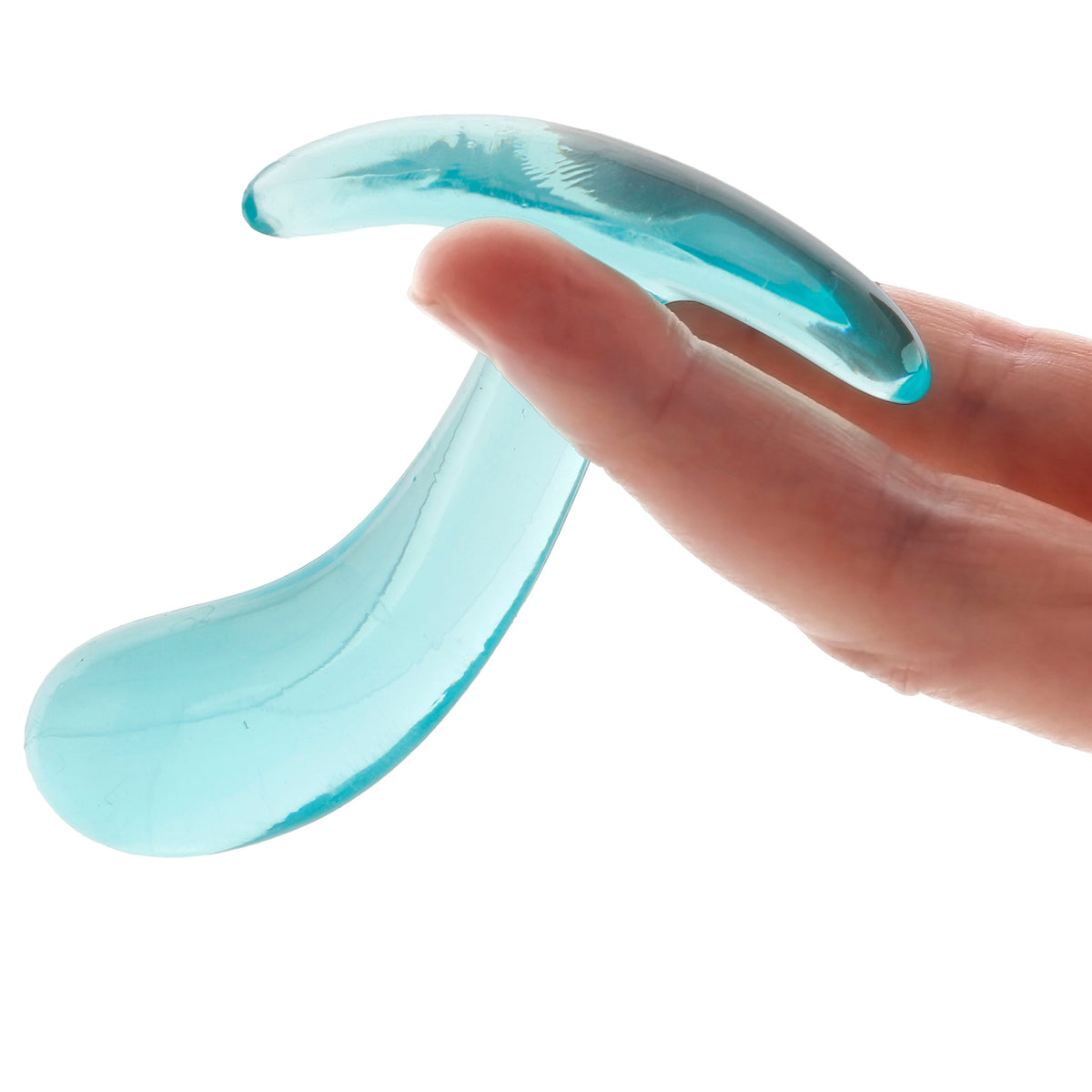 Crystal Jellies Curved Anal Trainer Set in Teal