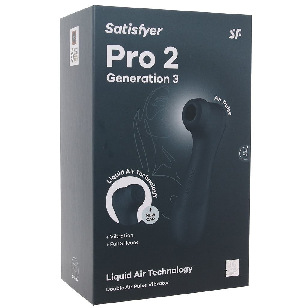 Satisfyer Pro 2 Gen 3 Double Air Pulse Vibe in Grey
