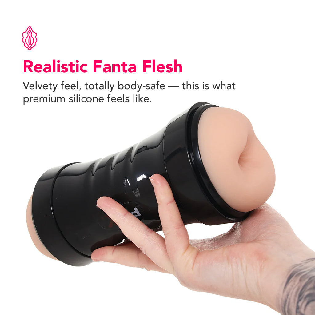 PDX Wet Pussies Super Flip-A-Pussy Over Stroker in Light