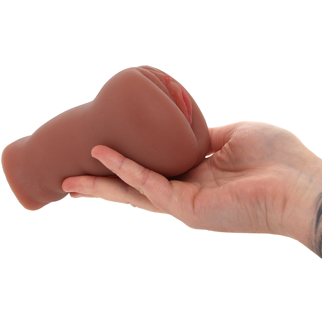 Stroke It Juicy Pussy Stroker in Brown
