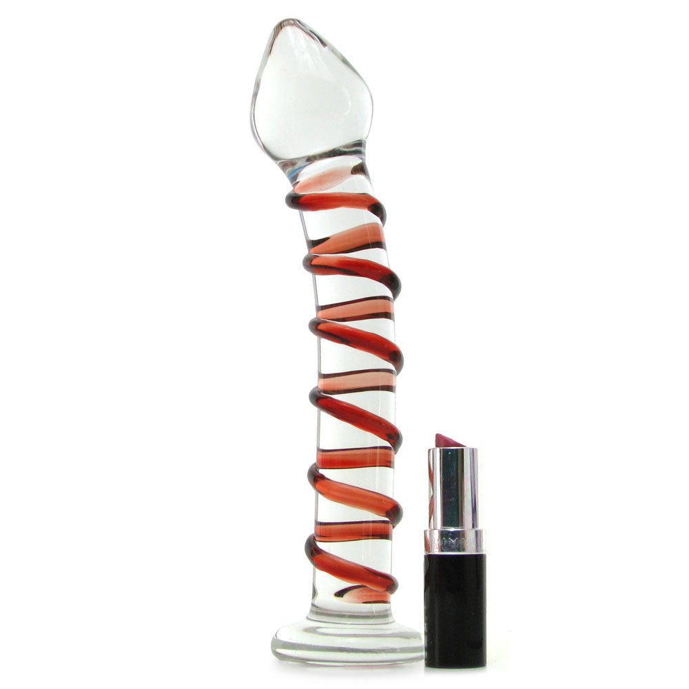 gläs Mr. Swirly Glass Dildo