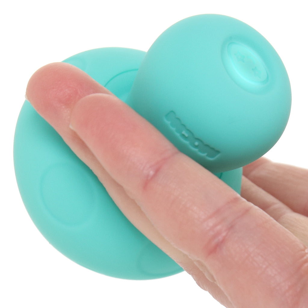 Doc Johnson Mochi Silicone Mushroom Mini Vibe in Teal - Vibrators - HoneyHugs Canada (View 6)