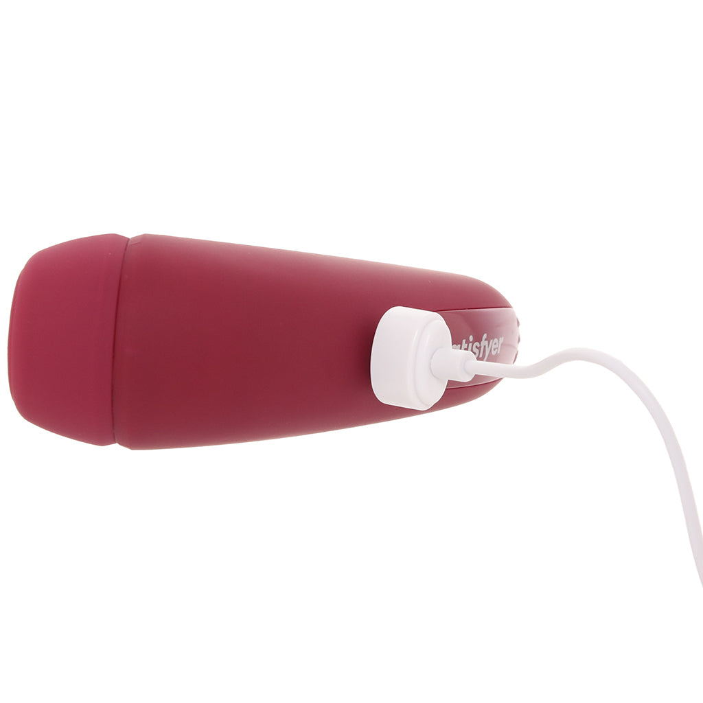 Satisfyer Satisfyer Curvy 1+ Air Pulse Stimulator in Rose Red - Vibrators - HoneyHugs Canada (View 7)