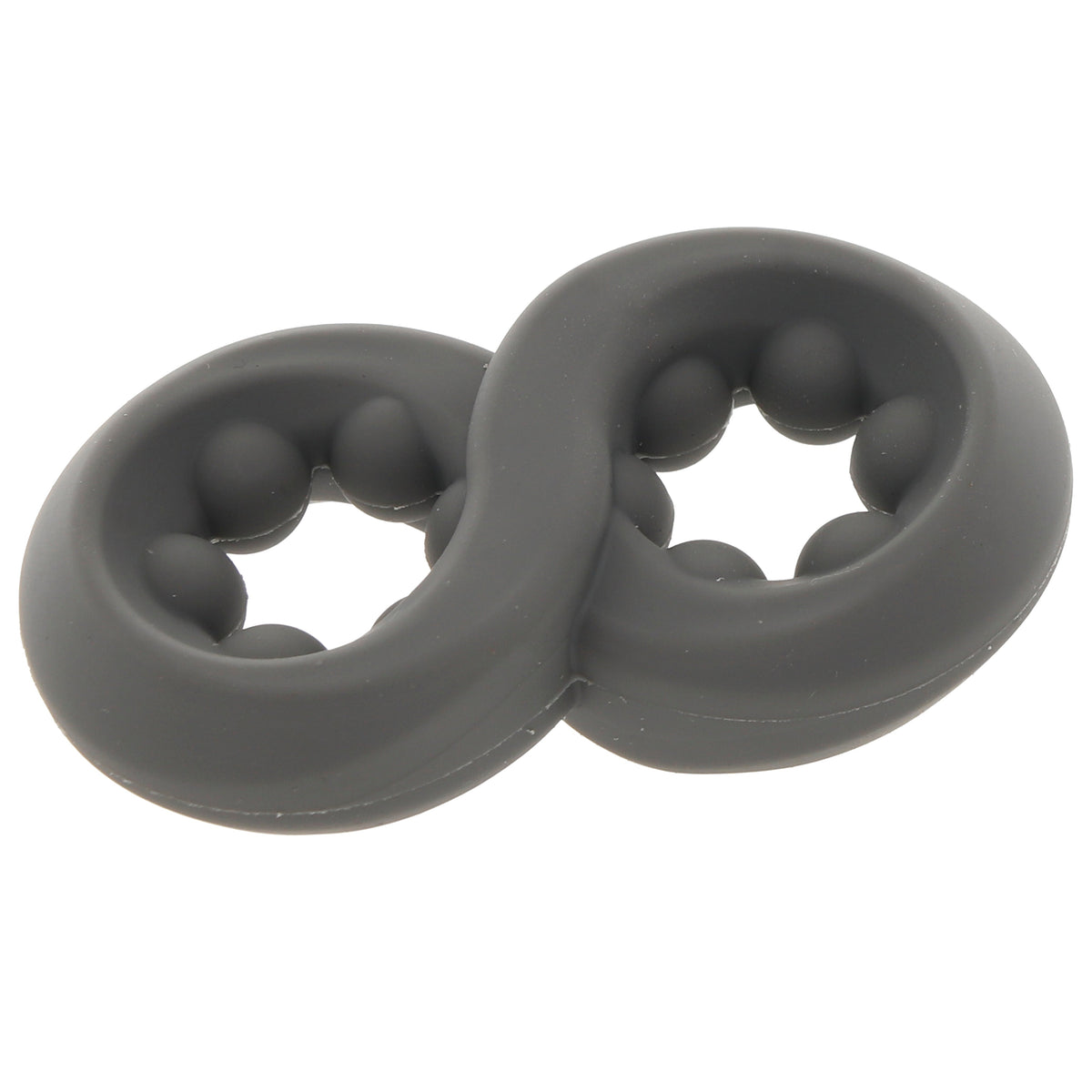 Alpha Liquid Silicone Beaded Crazy 8 Ring