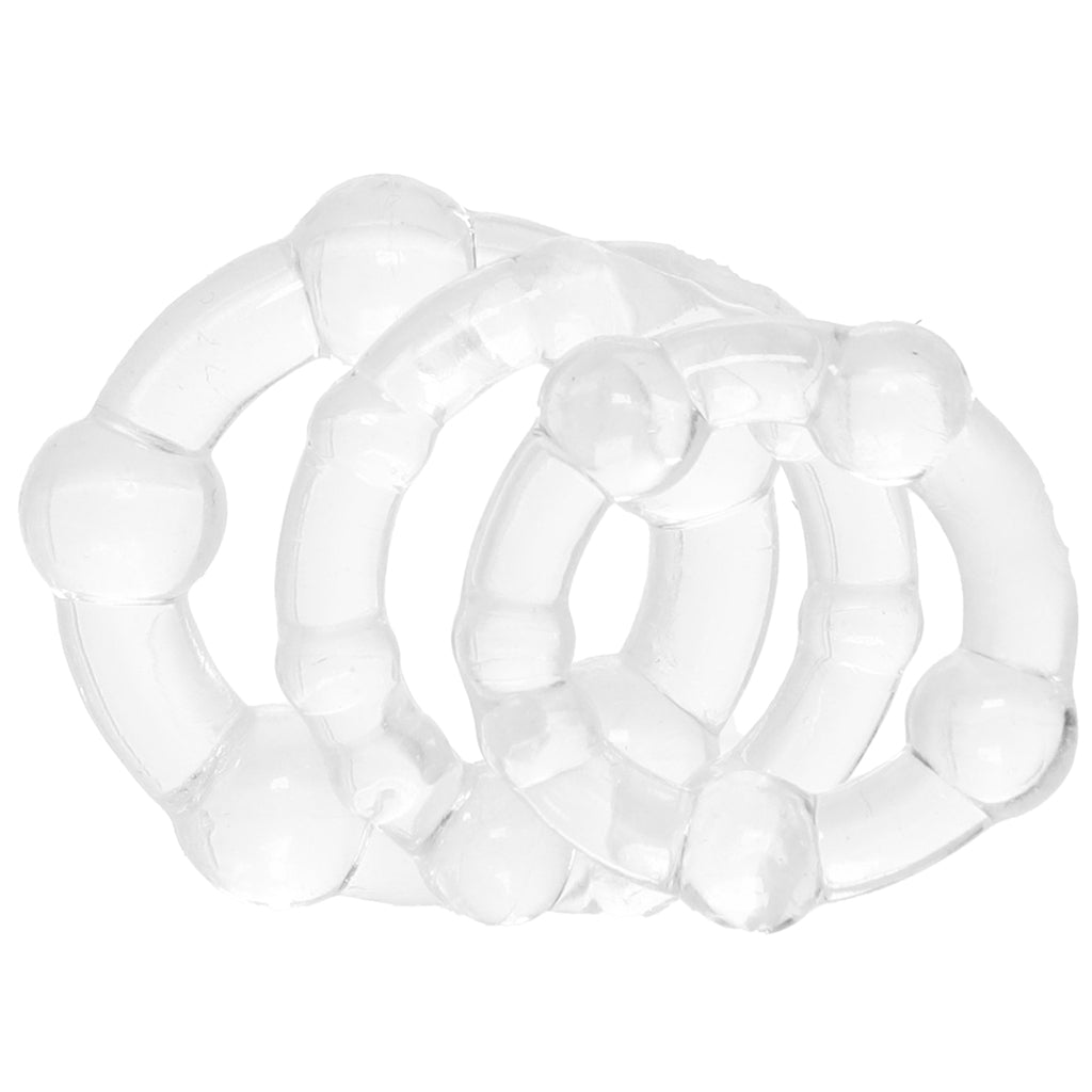 Island Rings Set in Clear