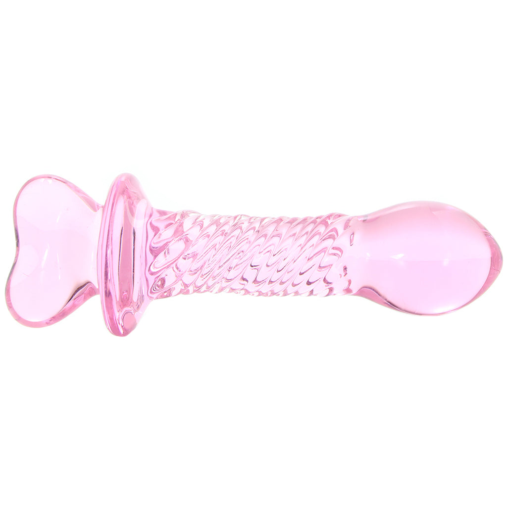 Icicles No. 82 Glass Dildo in Pink