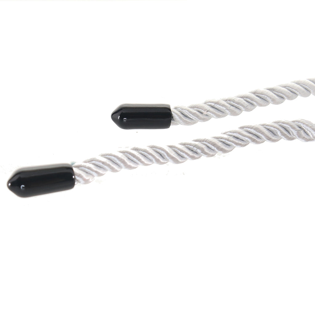 Bound 25 Foot Silver Rope: Luxurious Soft Poly Restraint for BDSM & Fetish