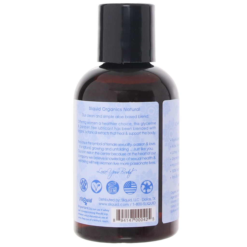 Sliquid Organics Natural Lubricant | Pure Water-Based Pleasure (125ml)