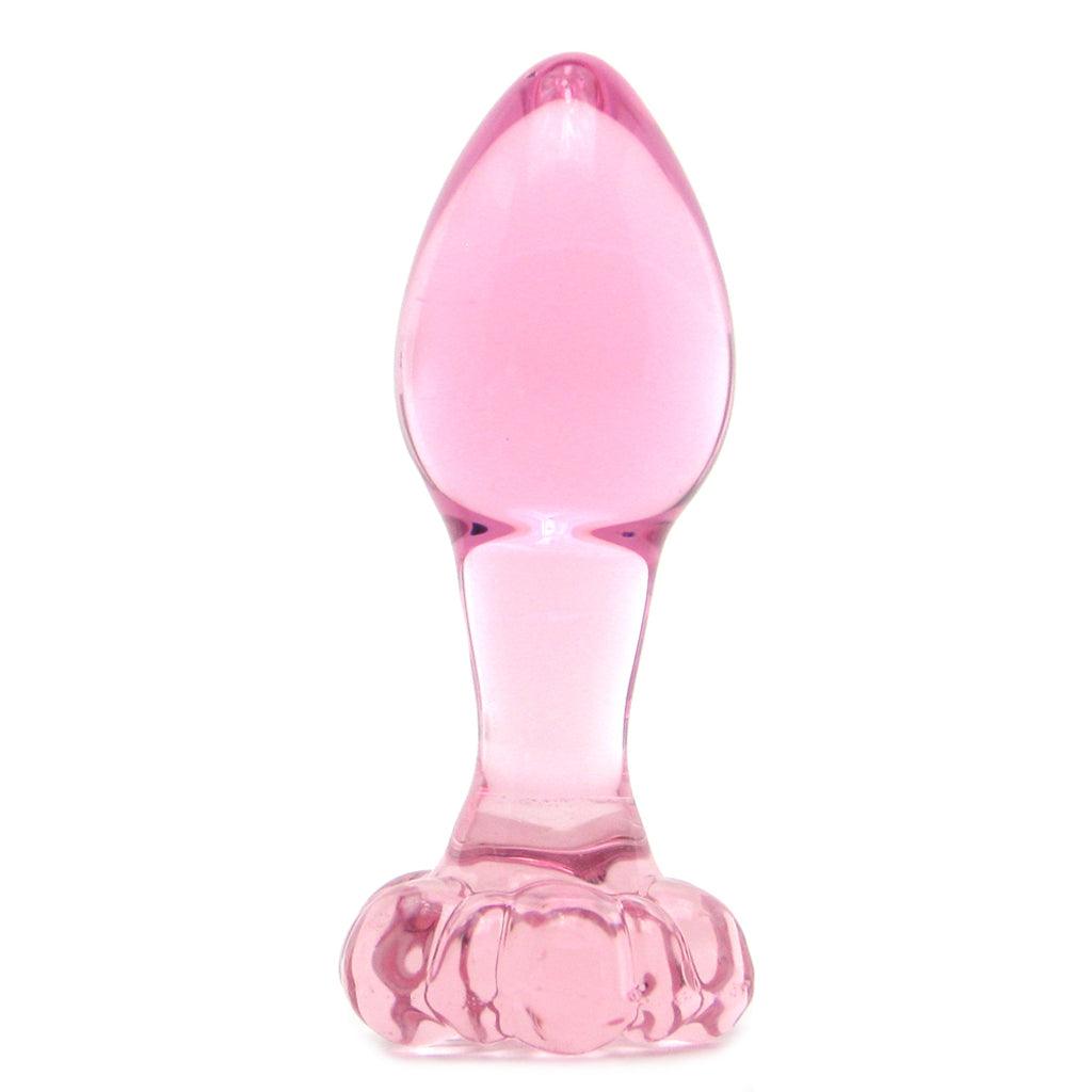 Icicles No. 48 | Hand-Blown Pink Glass Butt Plug | Beginner-Friendly & Luxurious Anal Toy