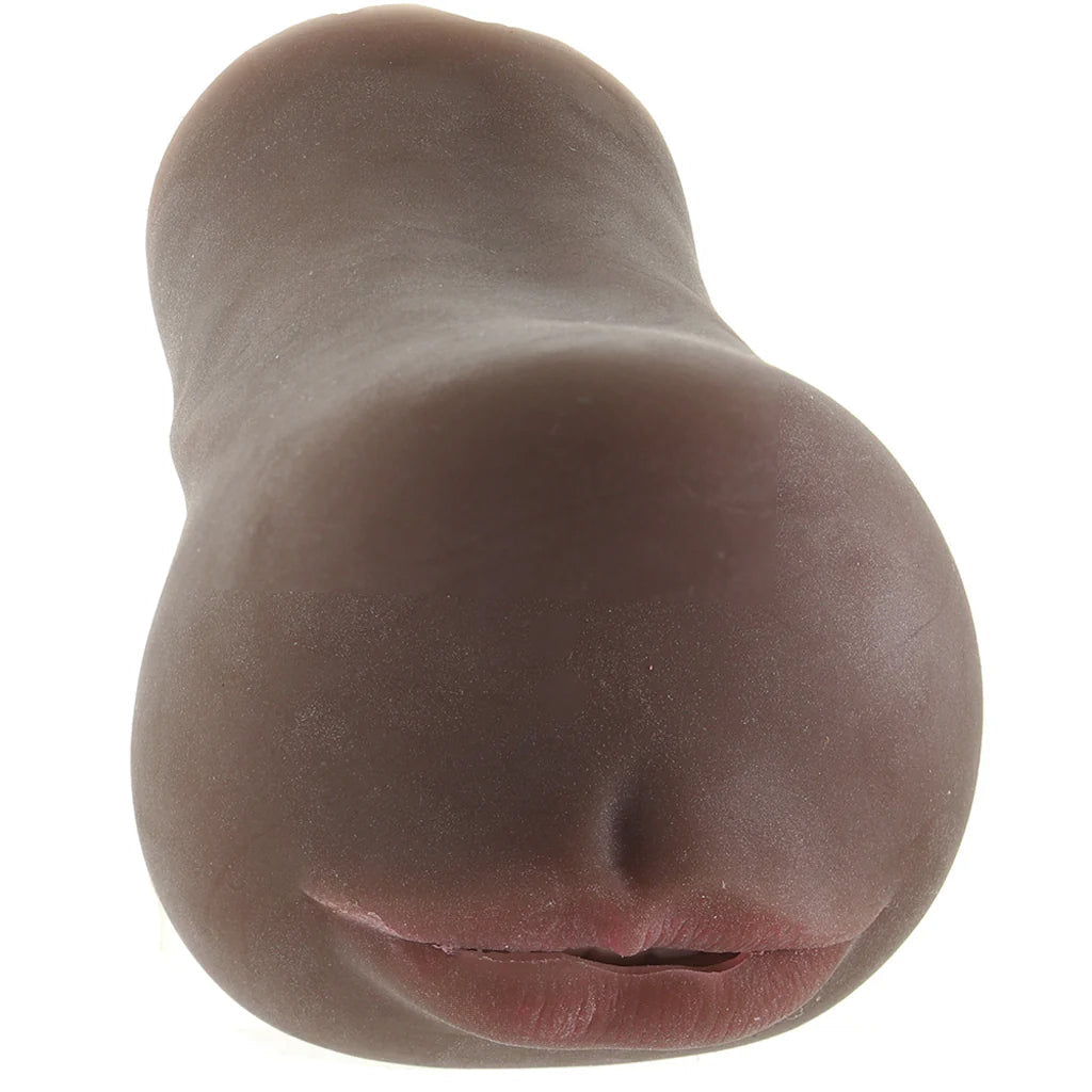 CalExotics Stroke It Anatomical Mouth Stroker in Brown - Male Masturbators - HoneyHugs Canada (View 3)