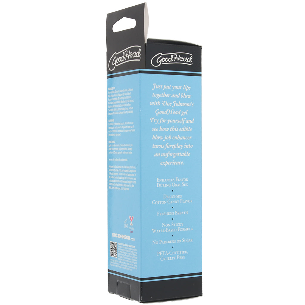 GoodHead Oral Delight Gel 4oz/113g in Cotton Candy