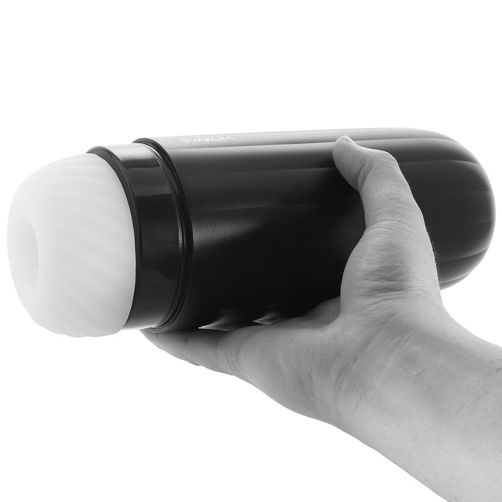 Svakom Sam Neo Interactive Suction & Vibration Masturbator - Vibrators - HoneyHugs Canada (View 4)