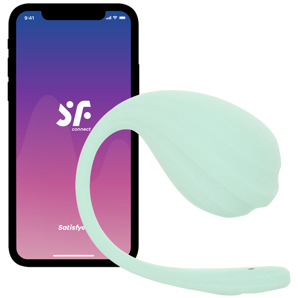 Satisfyer Satisfyer Smooth Petal Wearable Vibe in Mint - Vibrators - HoneyHugs Canada