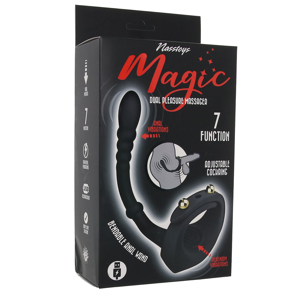 Magic Dual Pleasure Vibrating C-Ring