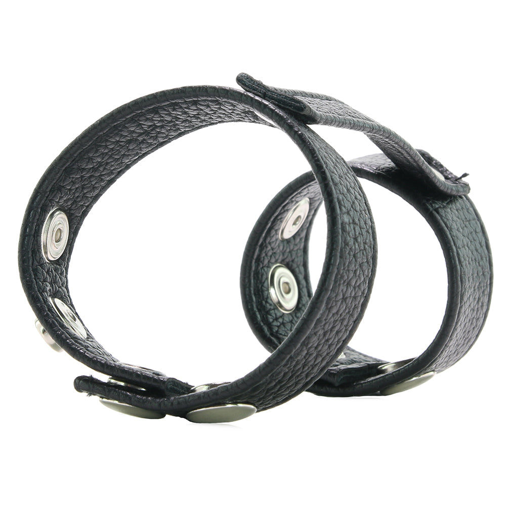 Blue Line Duo Snap Cock and Ball Ring