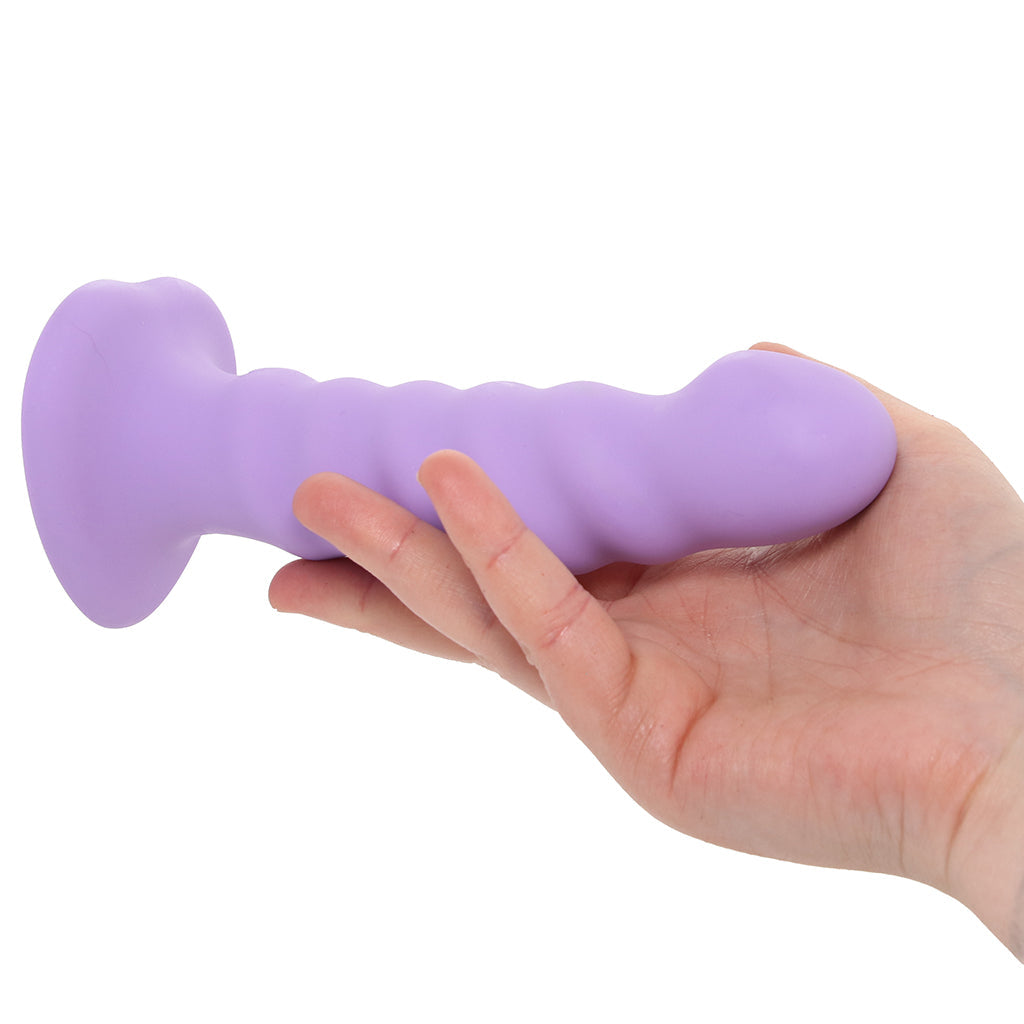 colours Colours 6 Inch Ribbed Remote Vibe in Purple - Vibrators - HoneyHugs Canada (View 4)
