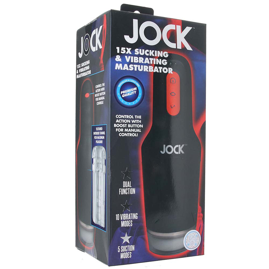 JOCK Jock 15X Sucking & Vibrating Masturbator - Male Masturbators - HoneyHugs Canada (View 6)