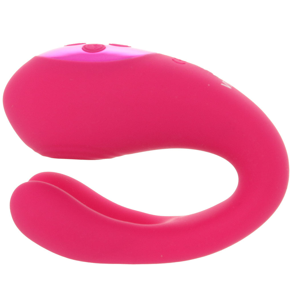 Vive Yoko Triple-Action Dual Prong Vibe in Pink