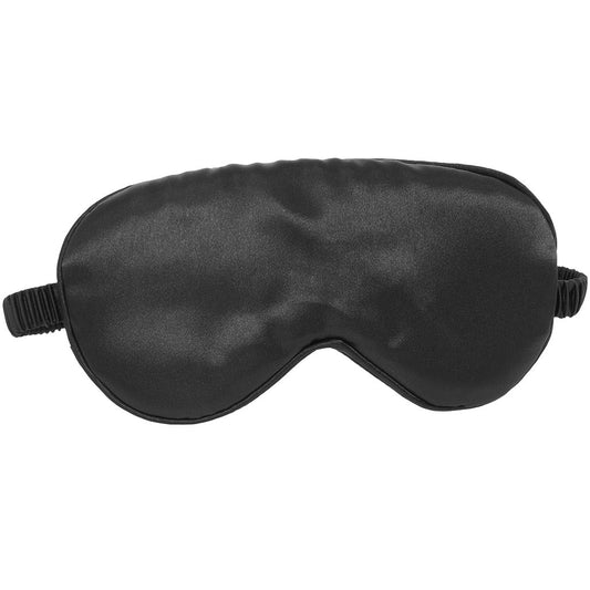 Ouch! Black Satin Blindfold – Sumptuous Silk for Intense Intimacy