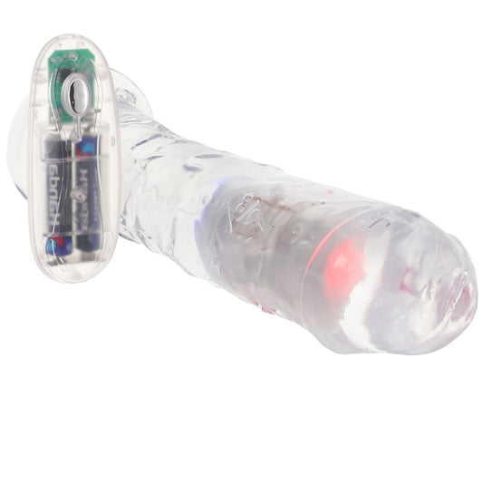 RealRock RealRock 8 Inch Light Up Vibrating Dildo - Vibrators - HoneyHugs Canada (View 2)