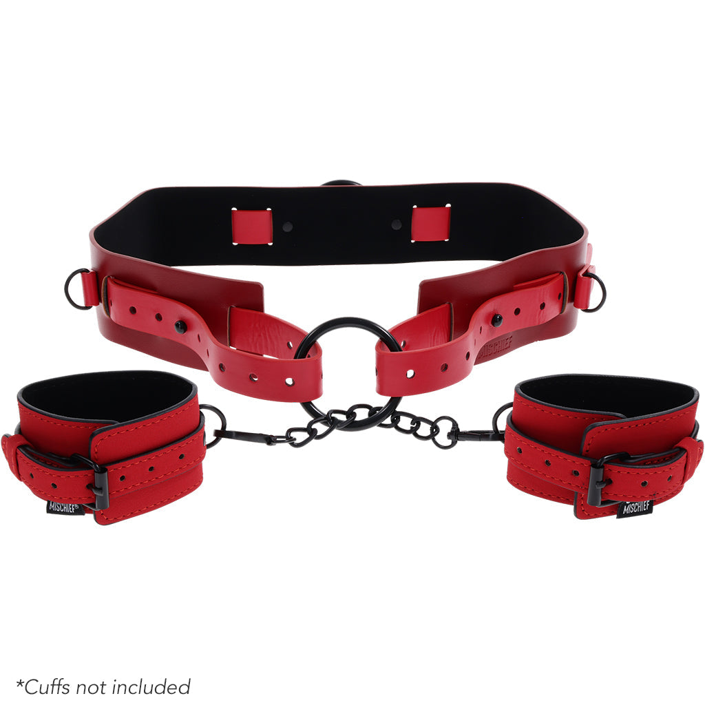Ex's & Oh's Bound And Belted: Luxurious Vegan Leather Bondage Waist Restraint
