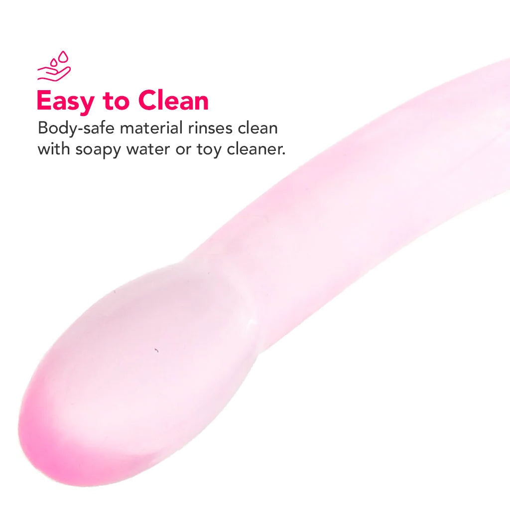 RealRock 17 Inch Double Ended Dildo in Pink