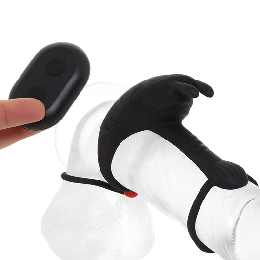 Nasstoys Cock Power Remote Control Cock Ring & Ball Cinch - Vibrators - HoneyHugs Canada (View 2)