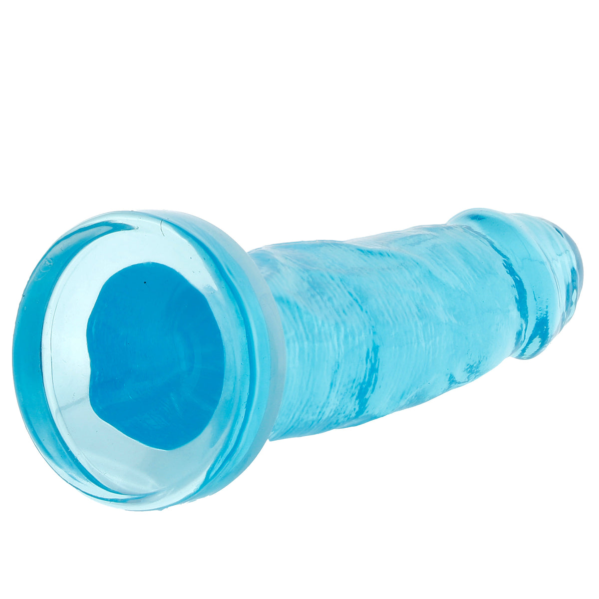 Crystal Jellies 7 Inch Realistic Dildo in Teal
