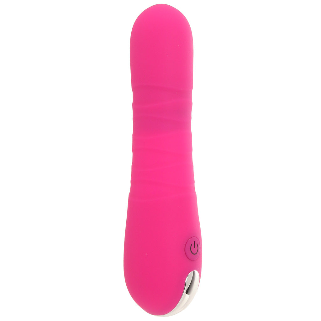 Bang! Bang! Thrusting Silicone Vibe in Pink - Vibrators - HoneyHugs Canada