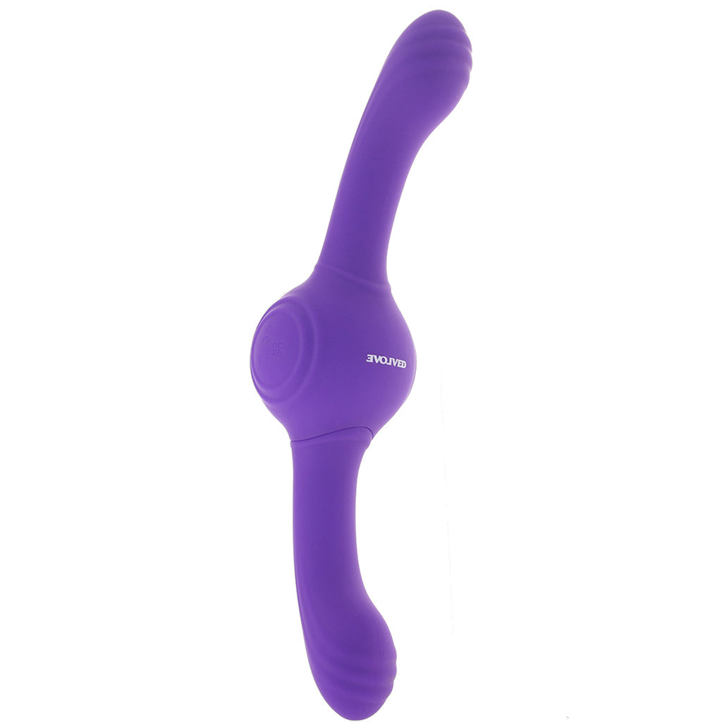 Evolved Novelties Our Gyro Vibe Dual Ended Gyrating Vibe - Vibrators - HoneyHugs Canada
