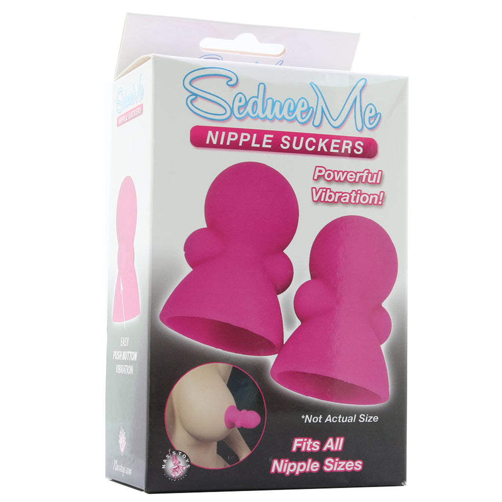 Nasstoys Seduce Me Pink: Cordless Vibrating Nipple Suckers for Exquisite Sensation