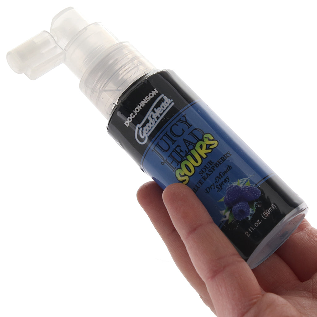 GoodHead Juicy Head Sours Mouth Spray 2oz/59ml in Blue Rasp