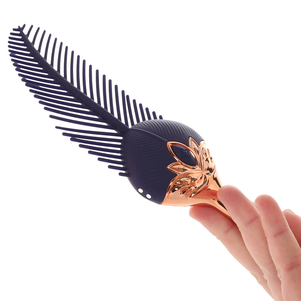 Master Series Master Series The Tickler Silicone Feather Vibe - Vibrators - HoneyHugs Canada (View 4)