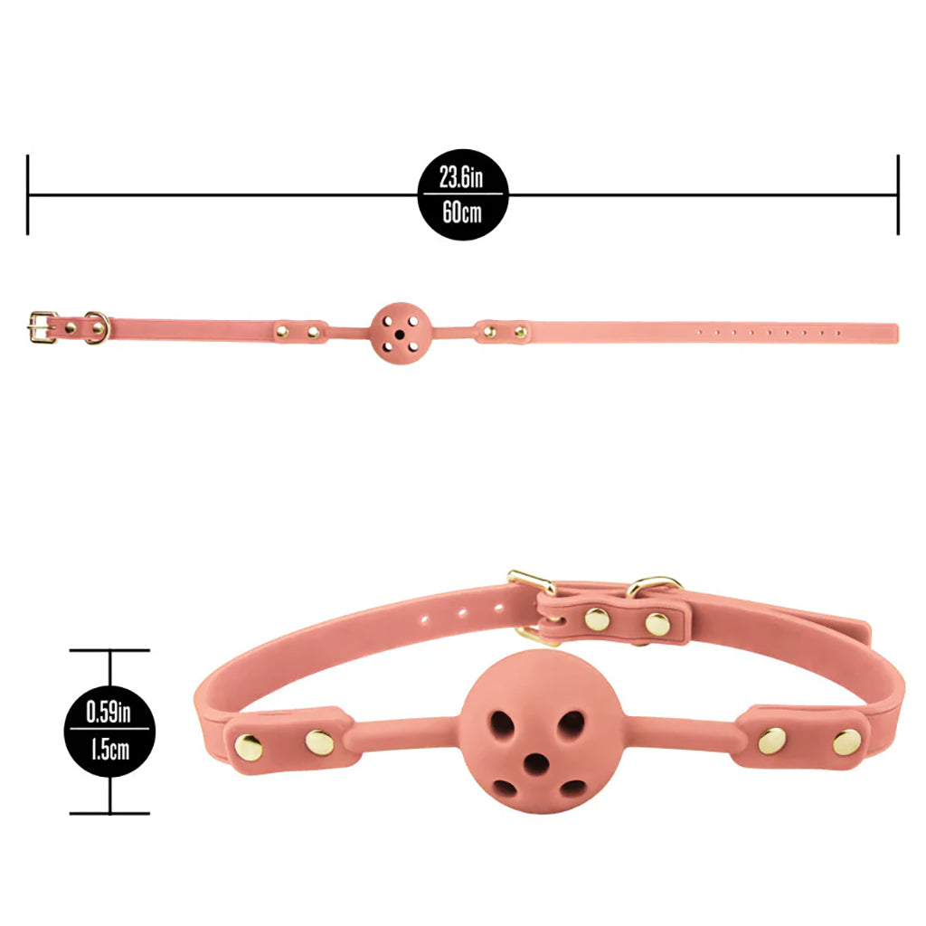Temptasia Ardor Silicone Ball Gag in Pink