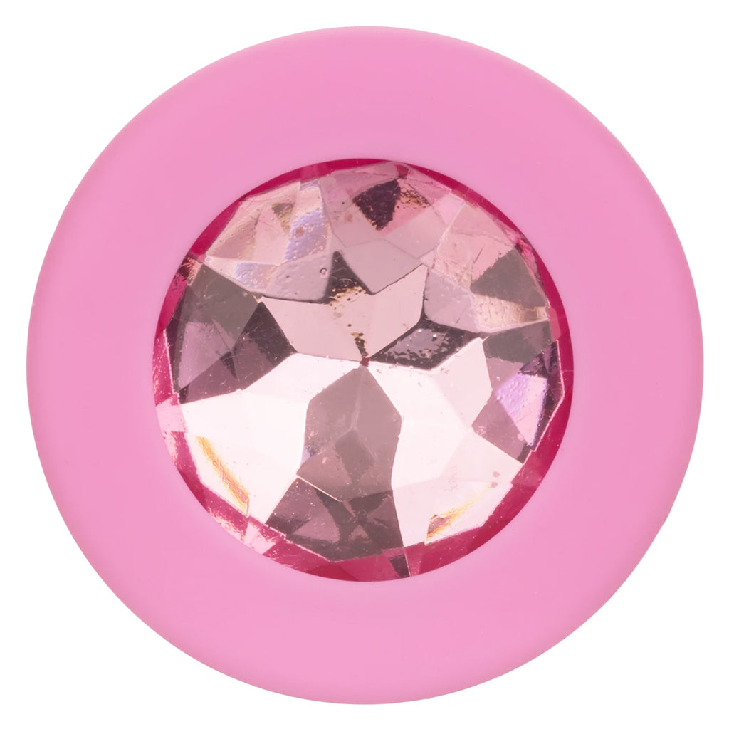 First Time Crystal Booty Anal Plug Set in Pink
