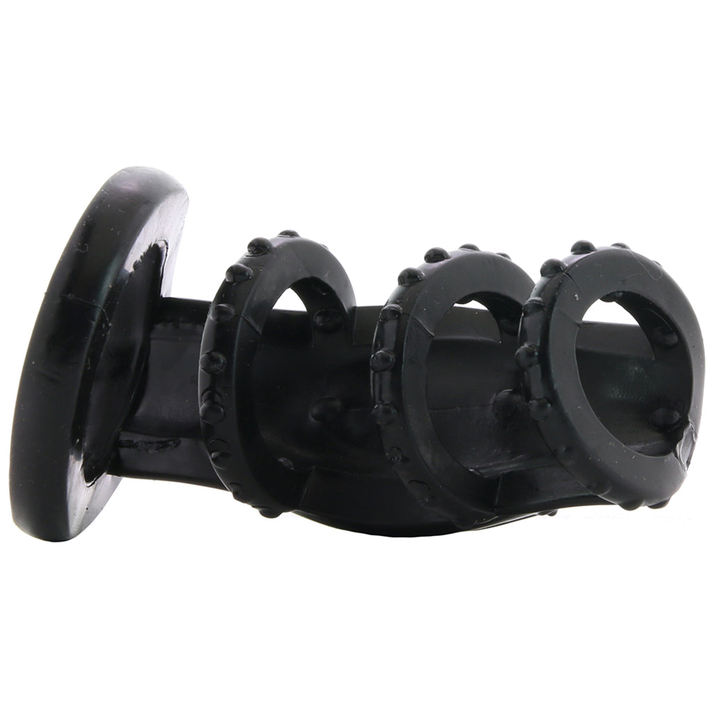 Dr. Love's Dr. Love's Zinger Vibrating Cock Cage in Black - Vibrators - HoneyHugs Canada (View 4)