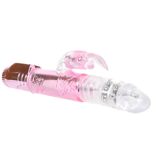Unleash Pure Ecstasy: CalExotics Thrusting Orgasm Bunny Vibe in Pink