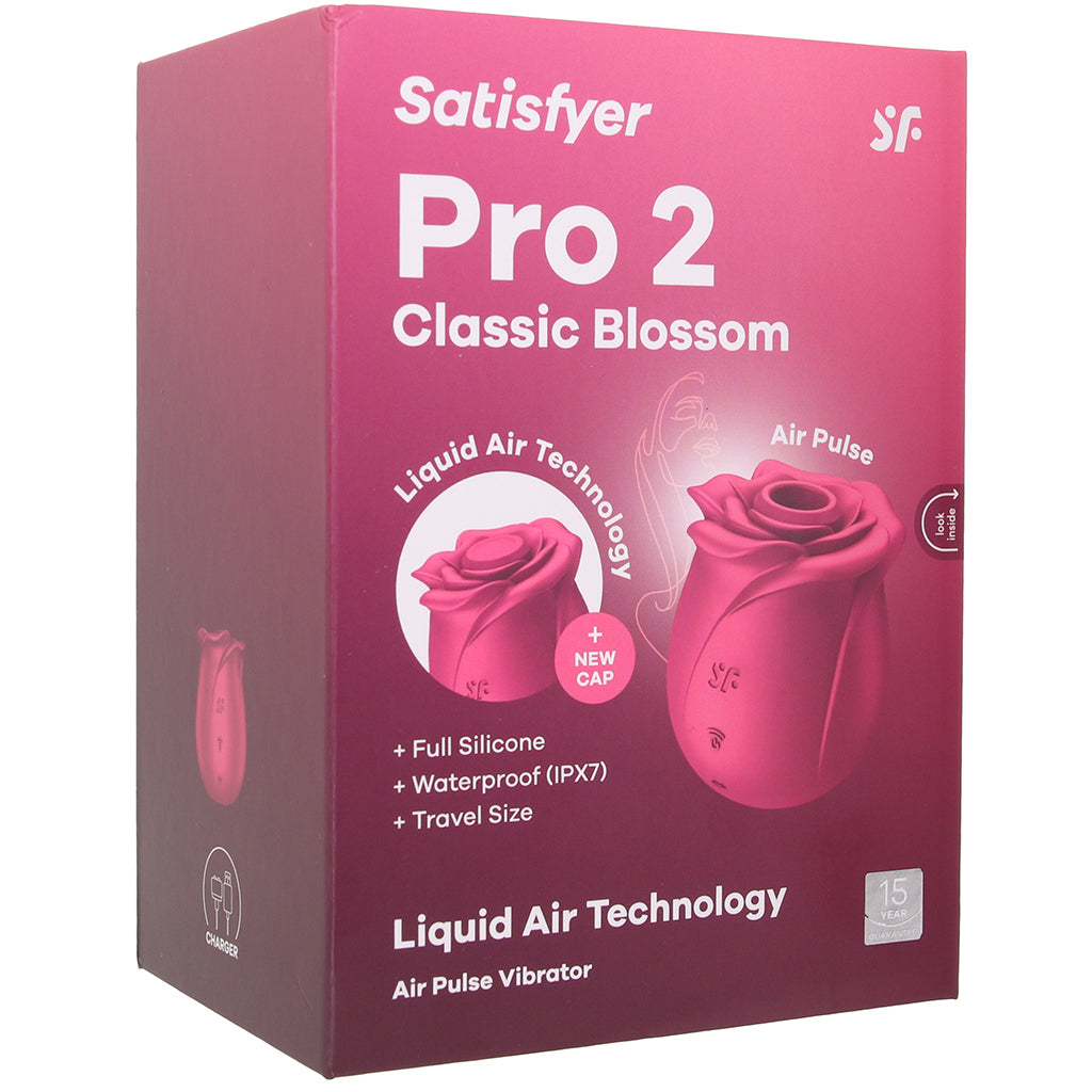 Satisfyer Satisfyer Pro 2 Classic Blossom Rose Vibe - Vibrators - HoneyHugs Canada (View 9)