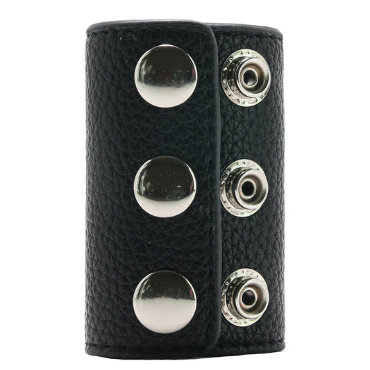 Blue Line 2.5" Snap Ball Stretcher - Luxurious Faux Leather for Intense Pleasure