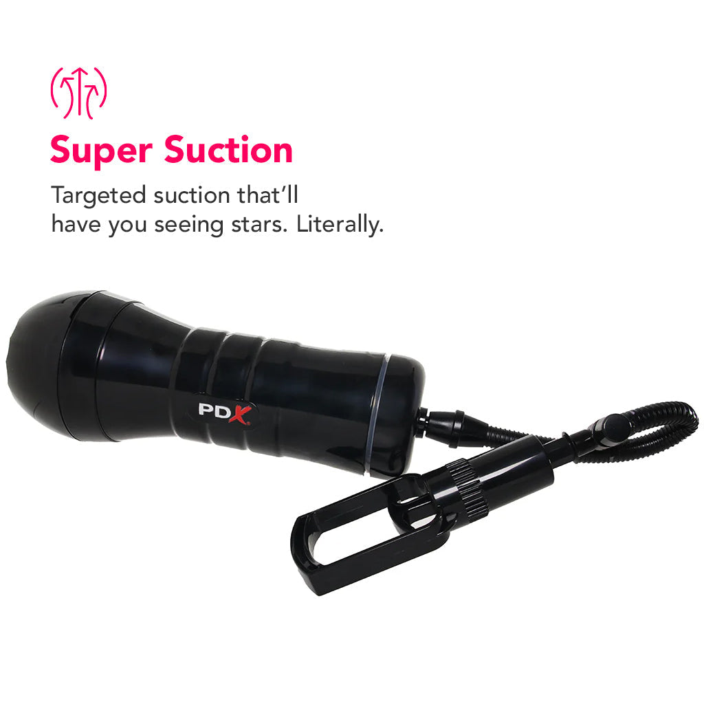 PDX Wet Pussies Super Sucker XXL Stroker in Light
