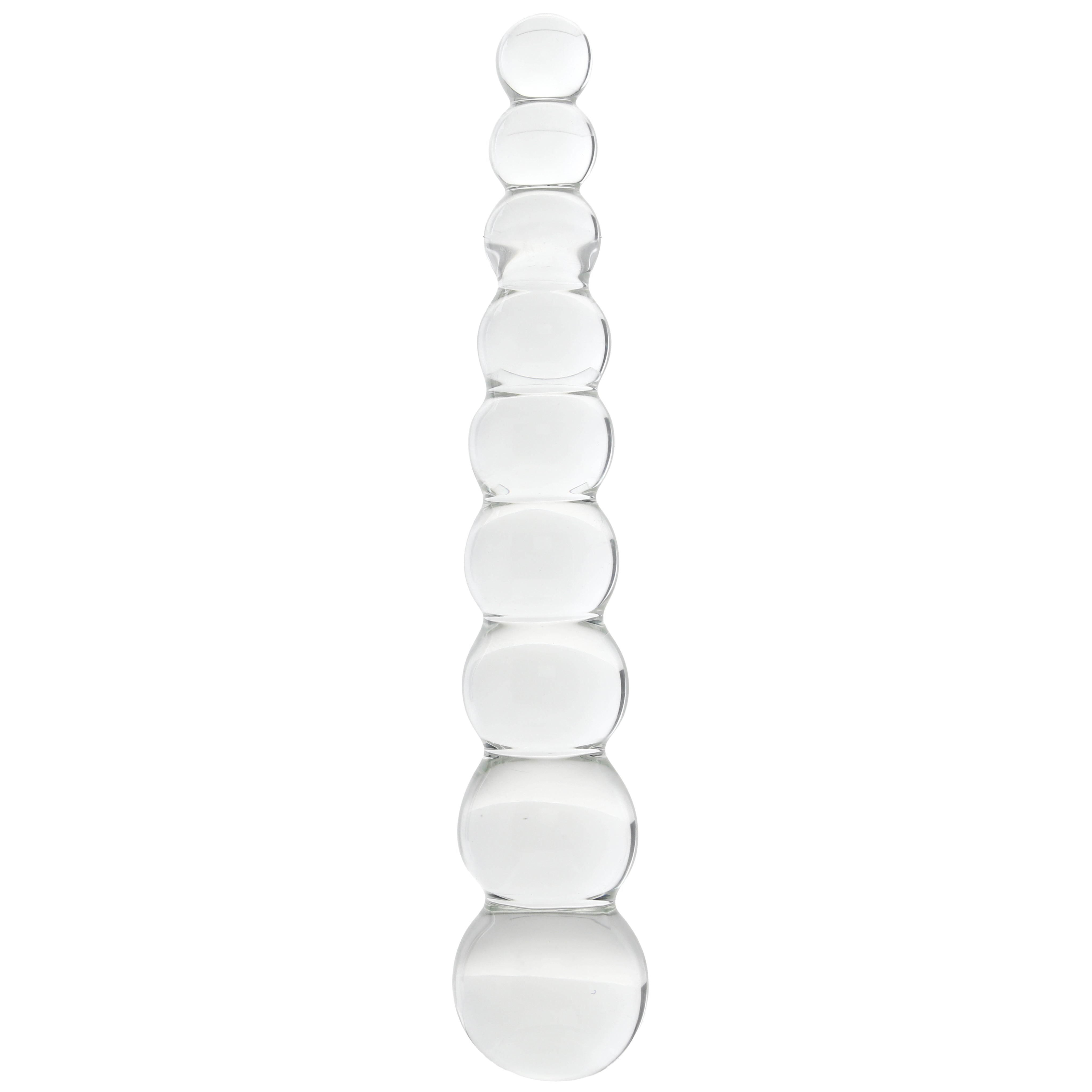 Clarity Elysian Pearls Beaded Glass Dildo
