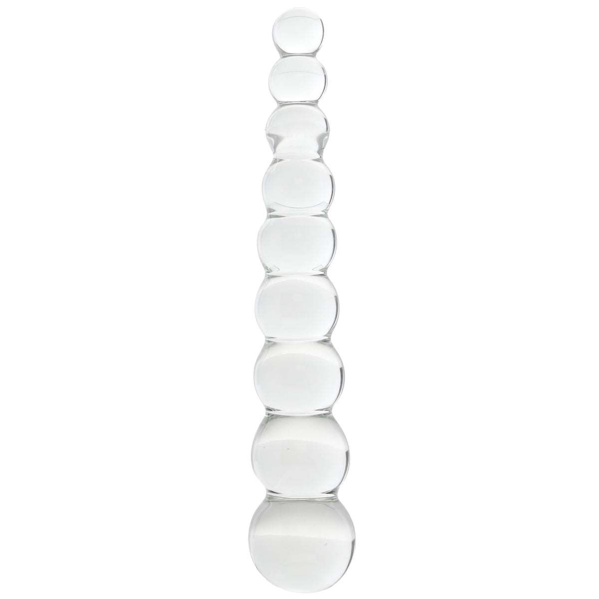 Clarity Elysian Pearls Beaded Glass Dildo