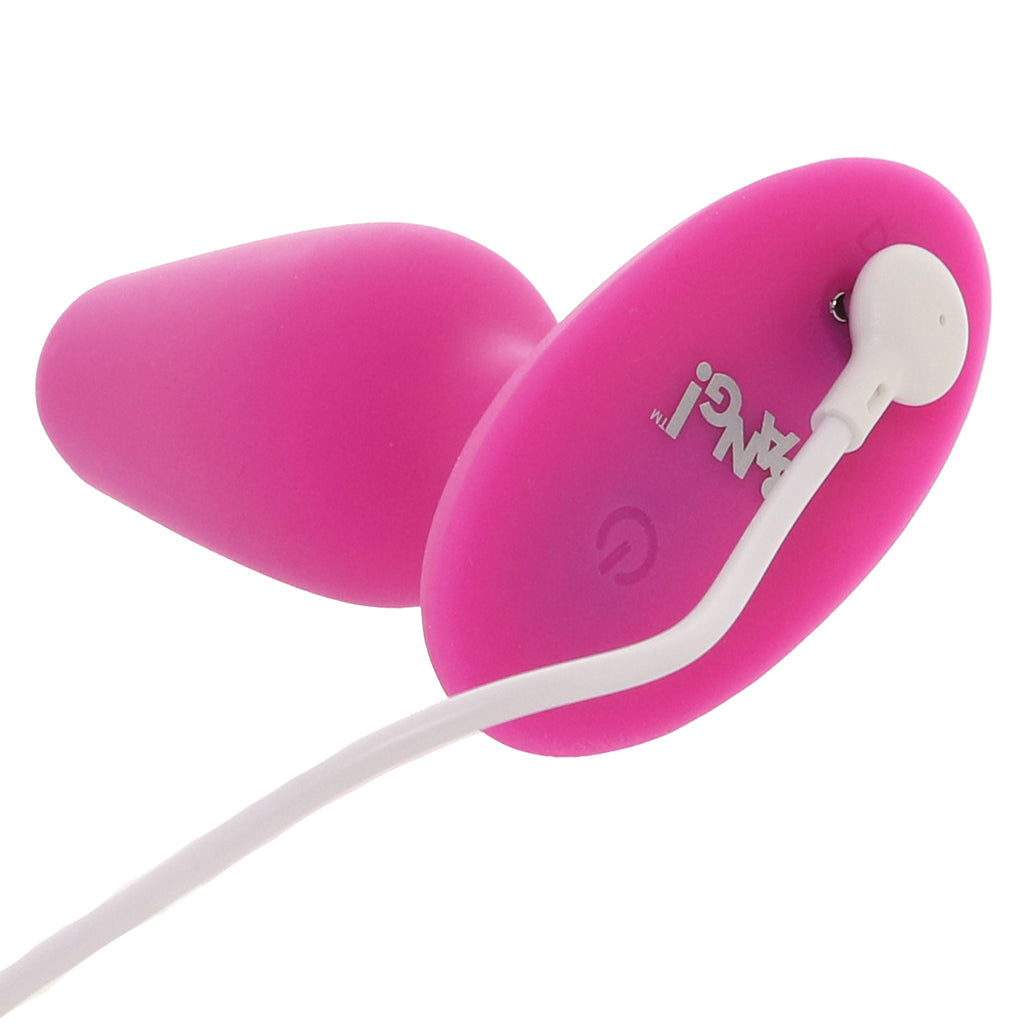 Bang! Bang! Vibrating Silicone Butt Plug in Pink - Vibrators - HoneyHugs Canada (View 7)